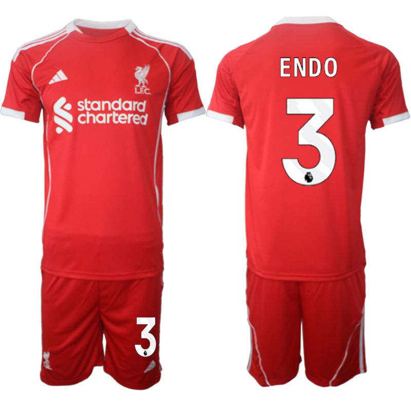 Men 2025-2026 Season Club Liverpool home red #3 Soccer Jersey->liverpool jersey->Soccer Club Jersey